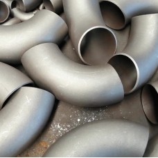 Отвод крутоизогнутый нержавеющий бесшовный приварной AISI 321 90° 10x1,5 мм DIN 11850